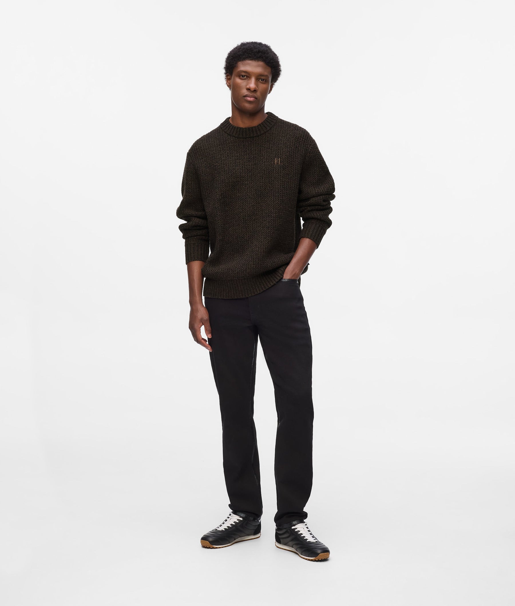 Wool-blend jumper