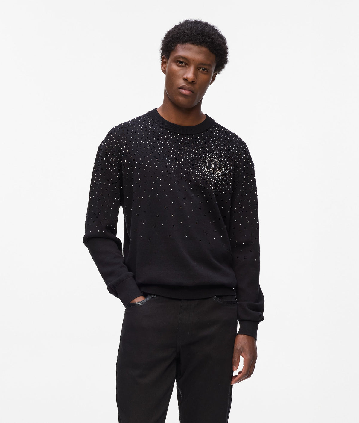 Rhinestone Degradé jumper