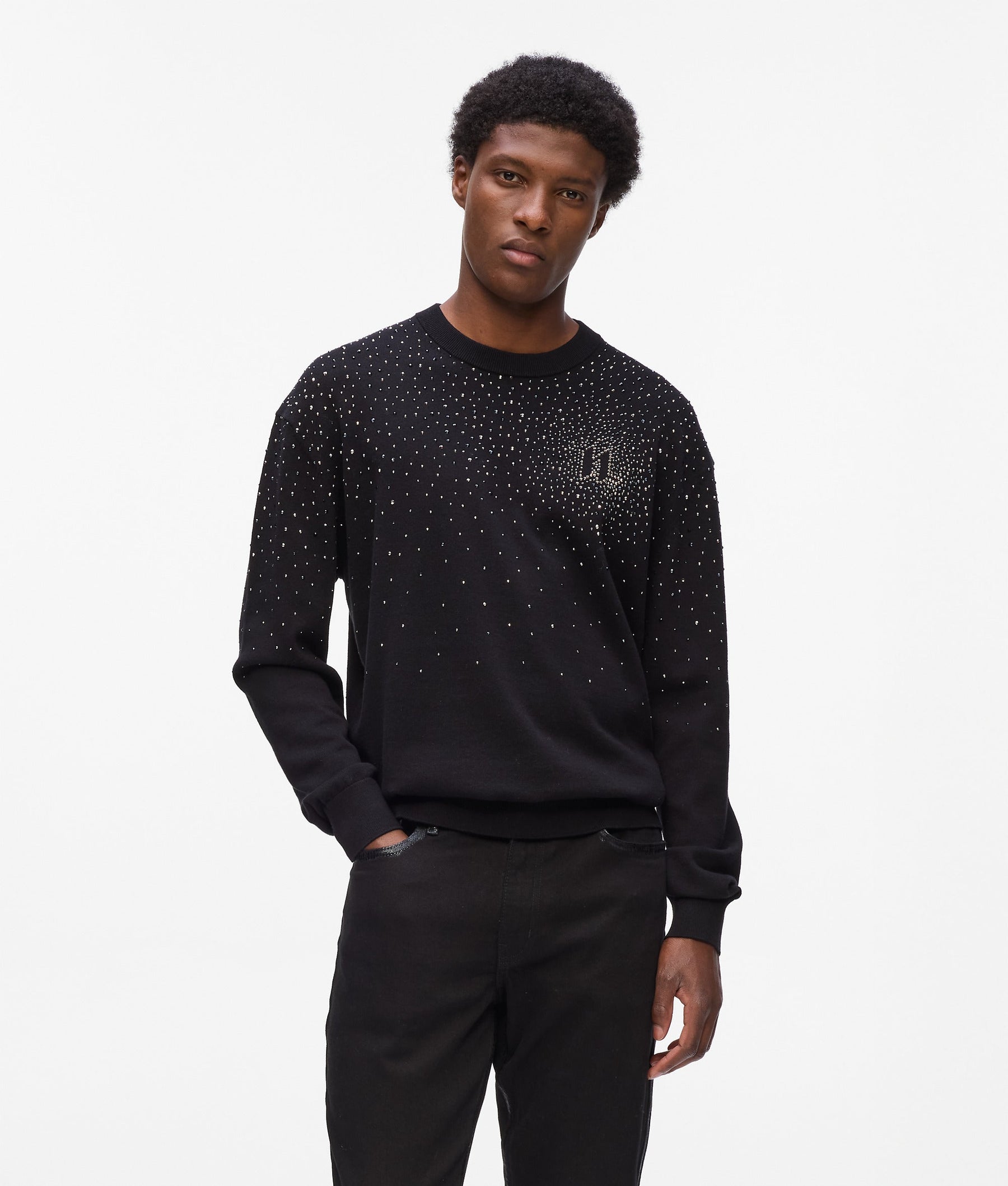 Rhinestone Degradé jumper
