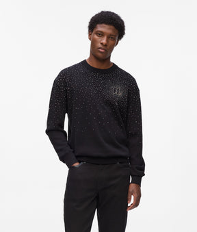 Rhinestone Degradé jumper