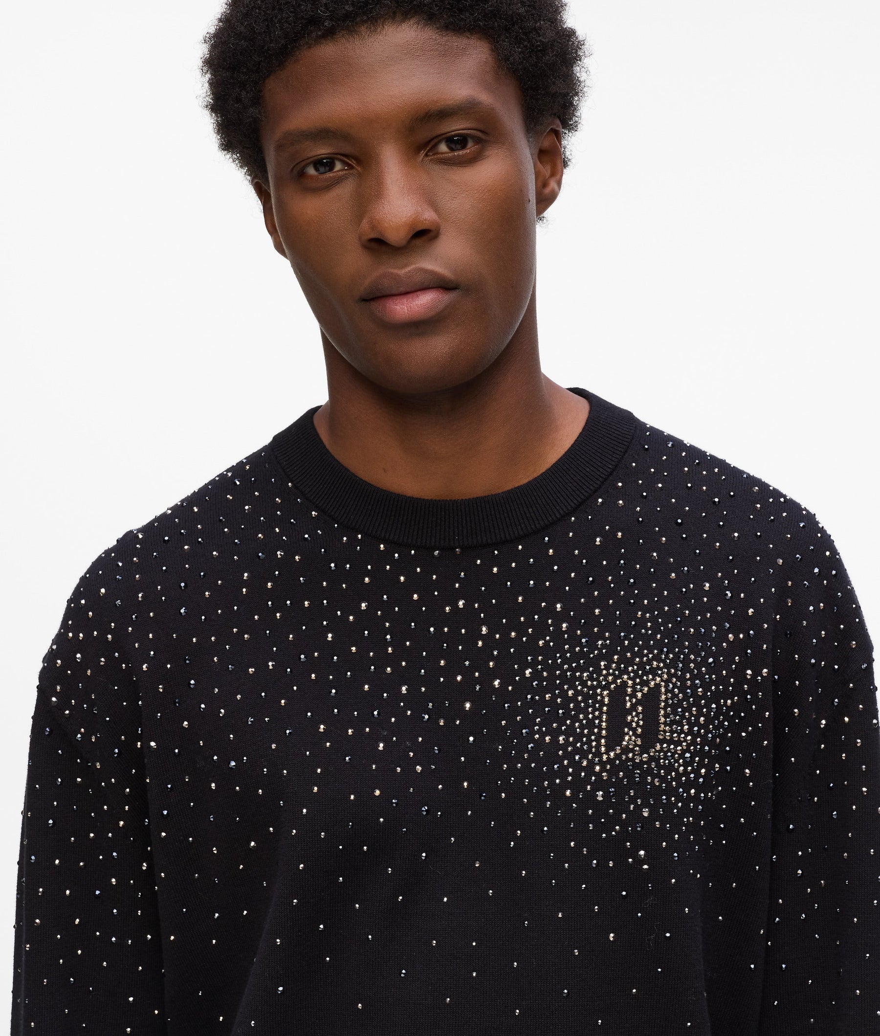 Rhinestone Degradé jumper