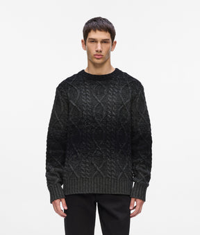 Cable knit jumper