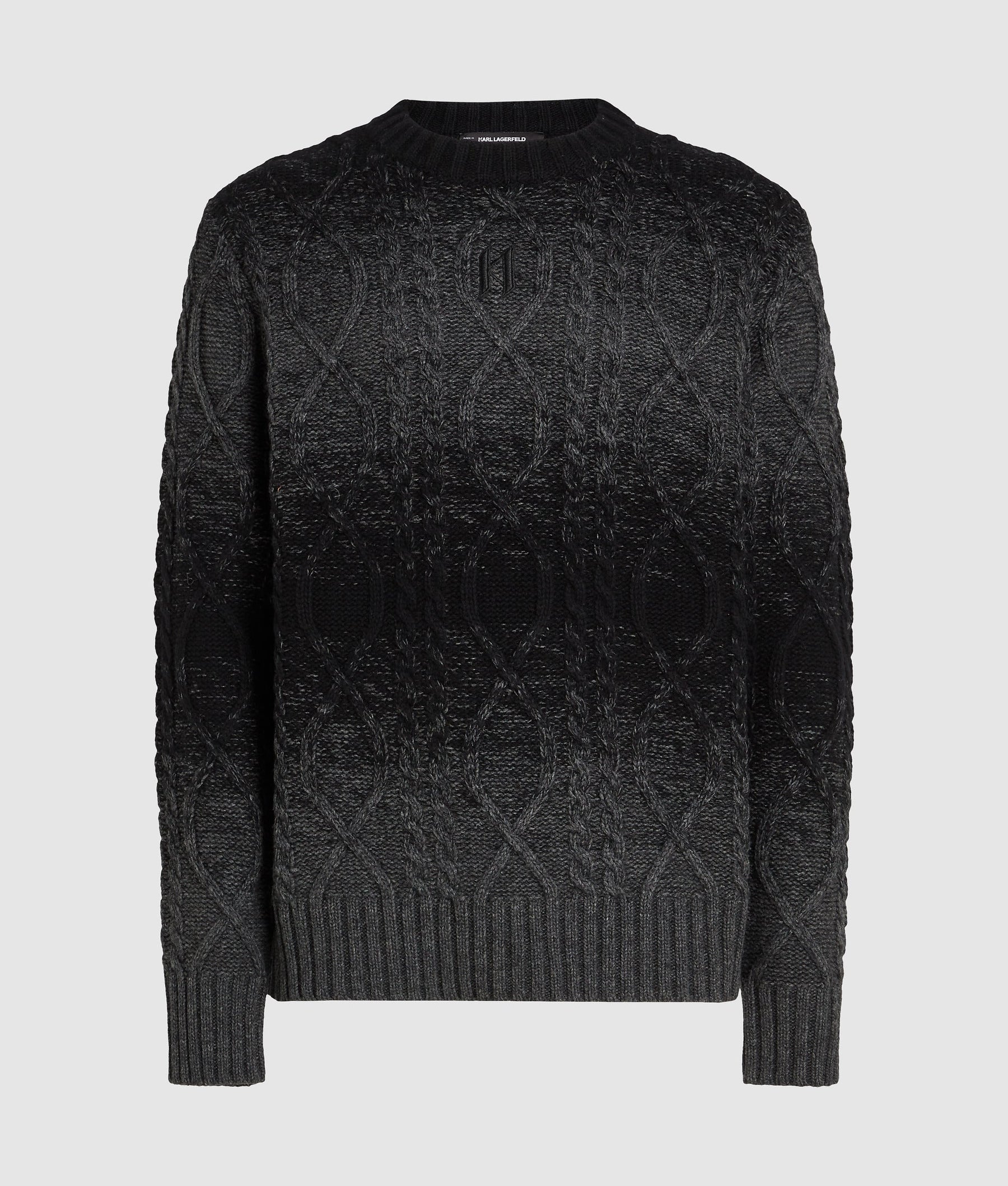 Cable knit jumper