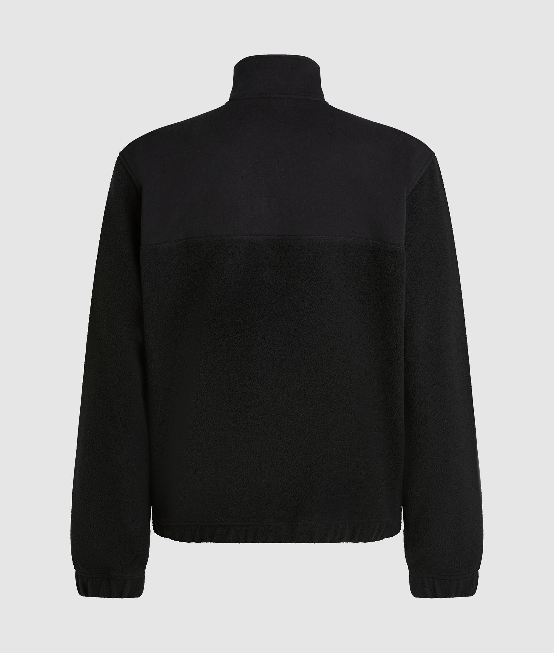 Fleece half-zip sweatshirt