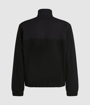 Fleece half-zip sweatshirt