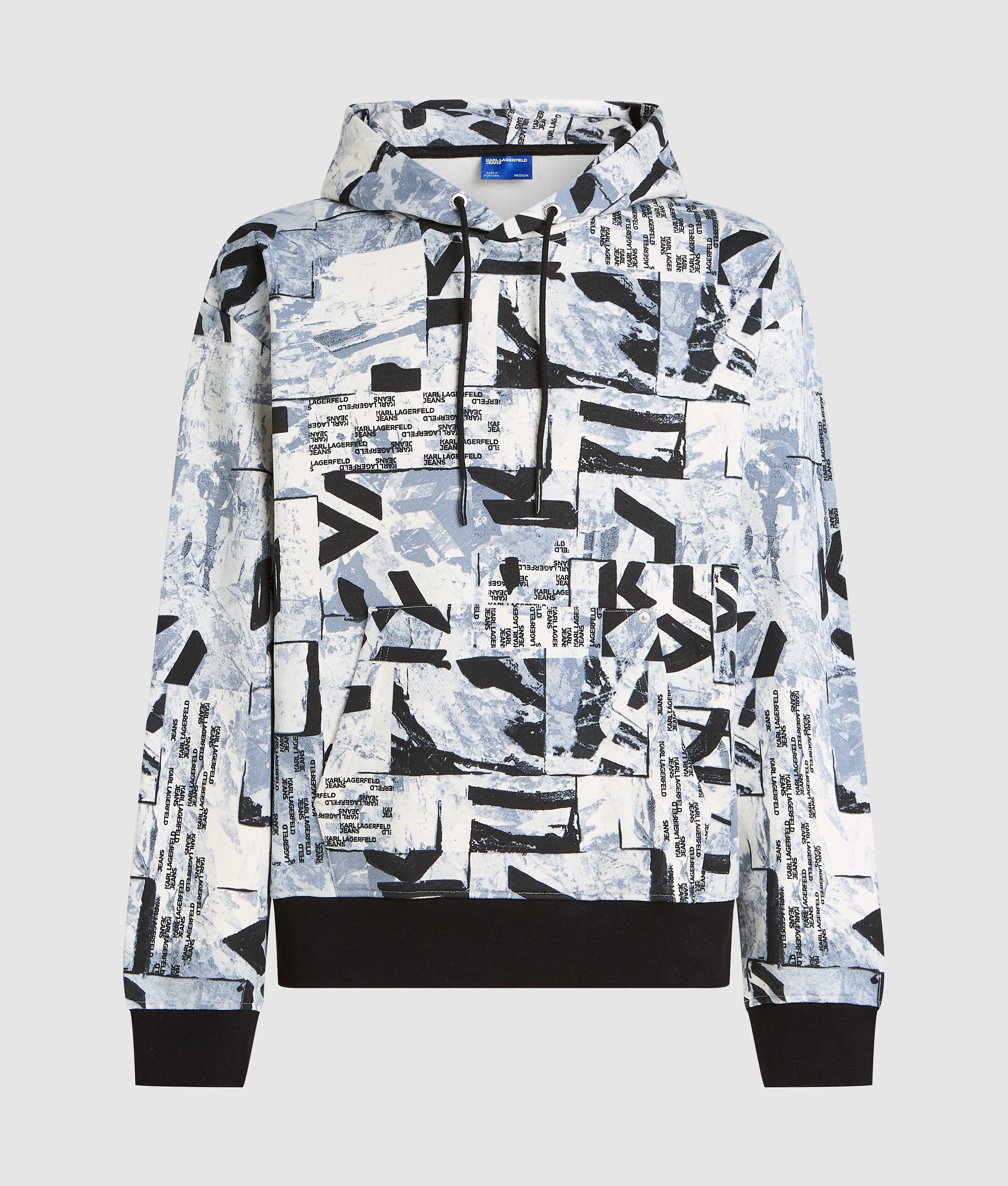 Relaxed all-over Monogram hoodie