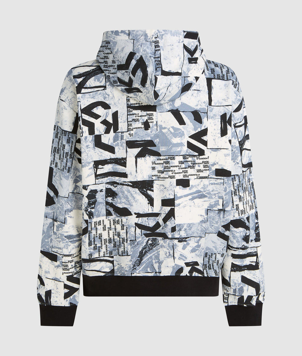 Relaxed all-over Monogram hoodie