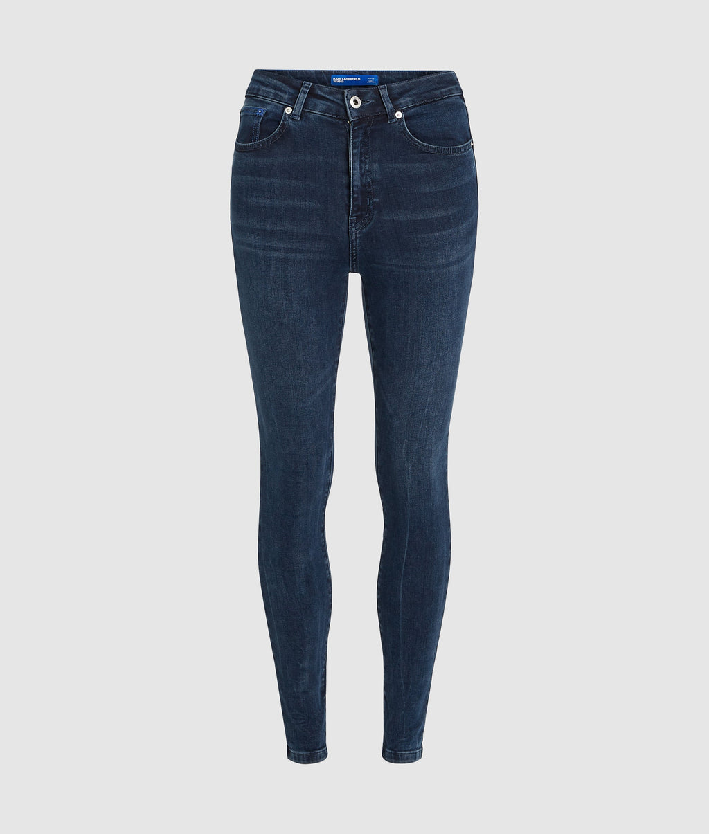 High-rise skinny jeans