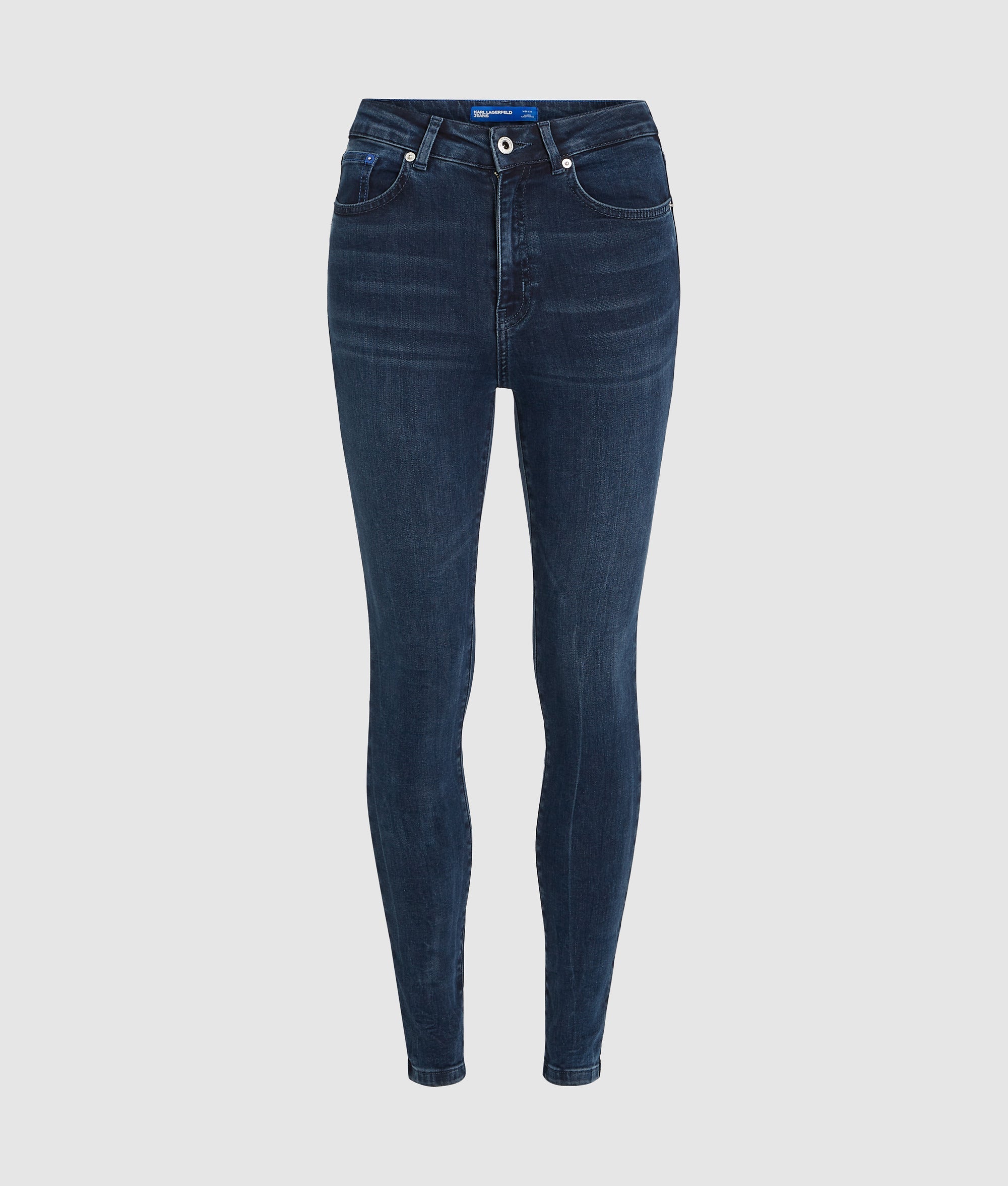 High-rise skinny jeans
