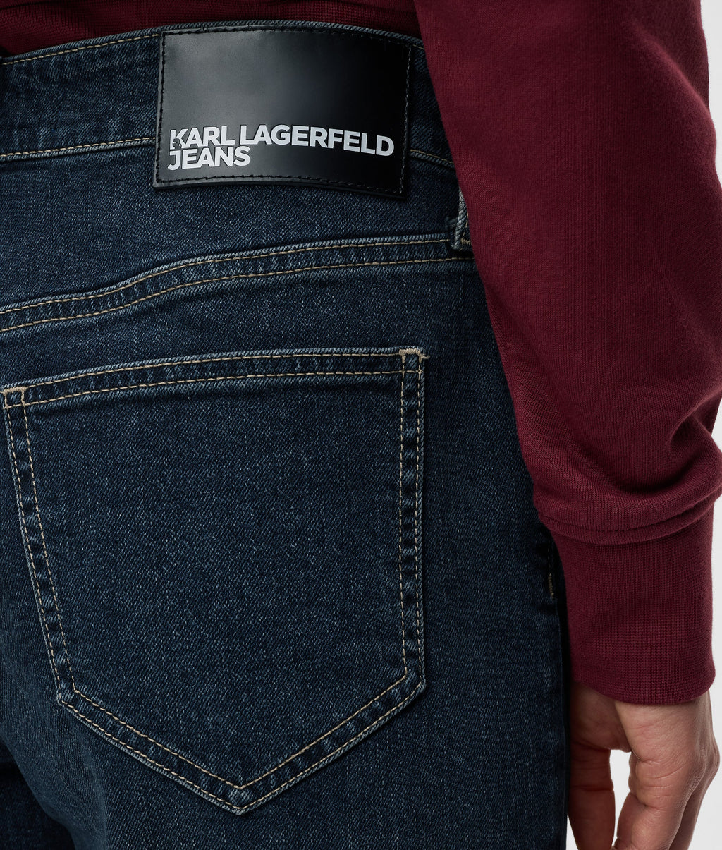 High-rise straight jeans