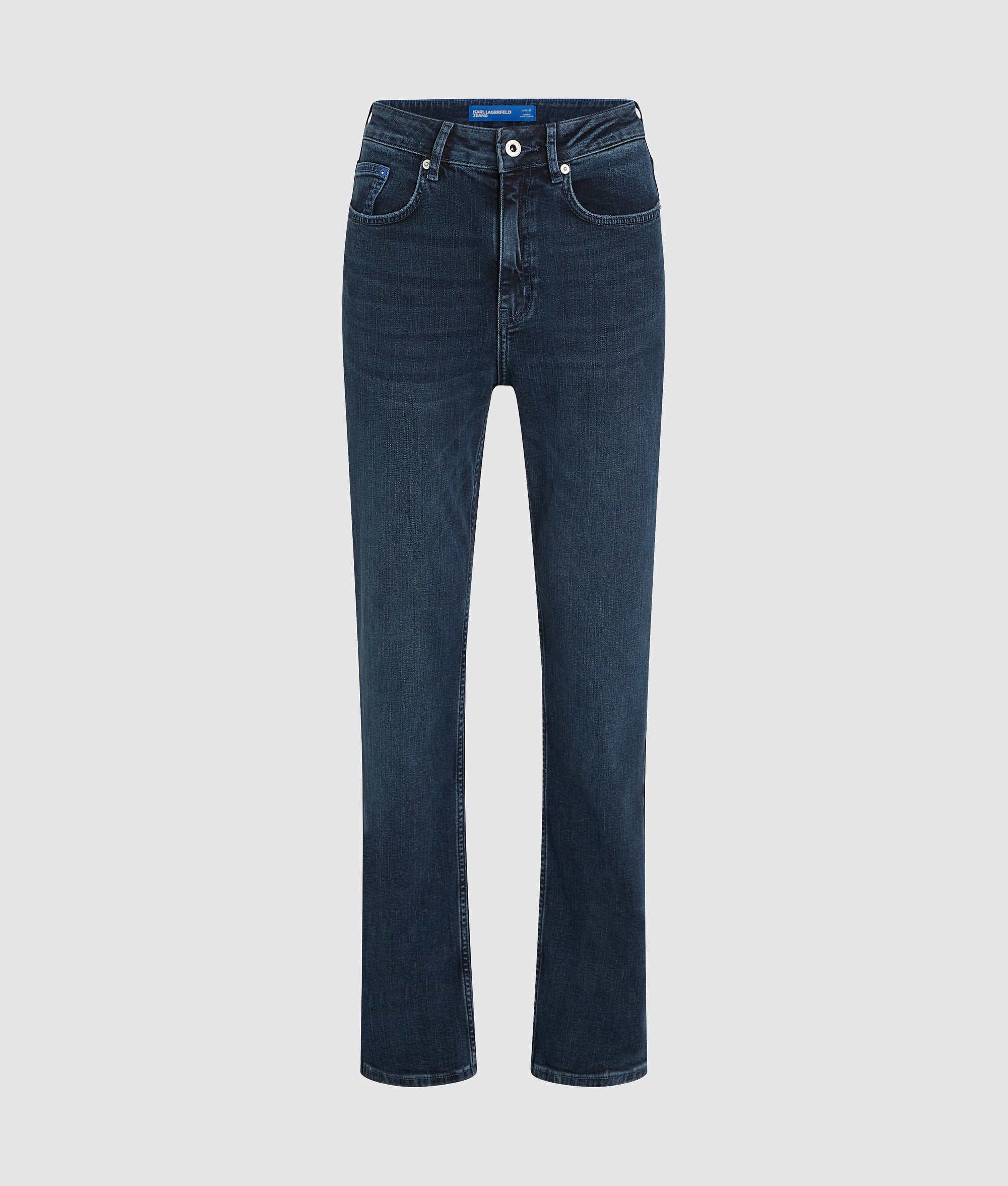 High-rise straight jeans