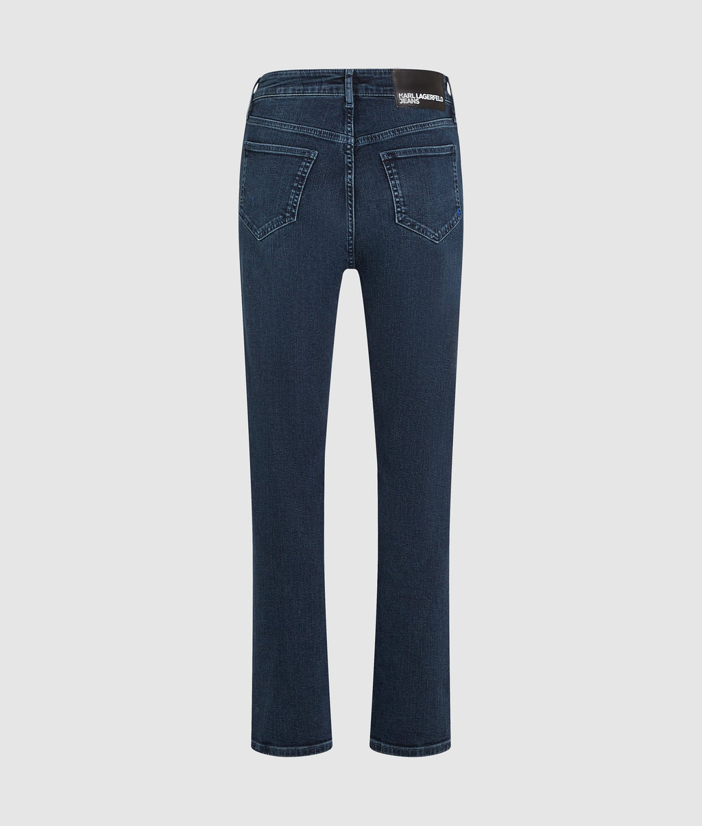 High-rise straight jeans
