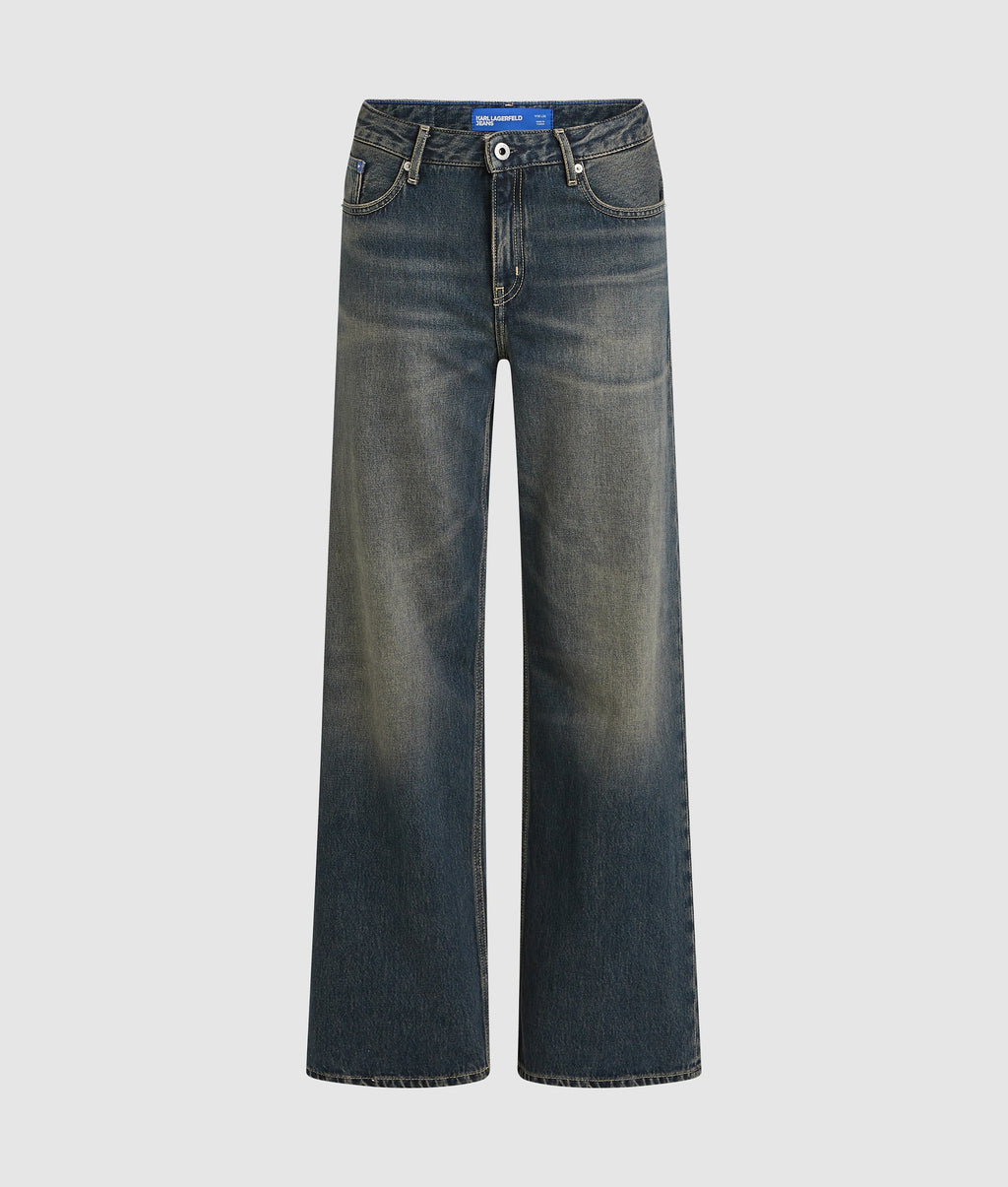 Mid-rise relaxed jeans