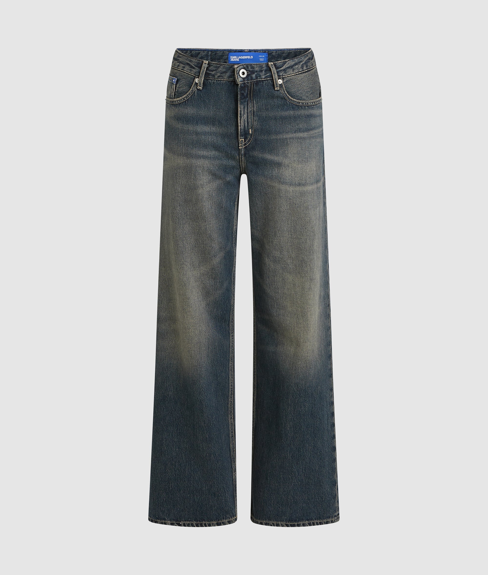 Mid-rise relaxed jeans