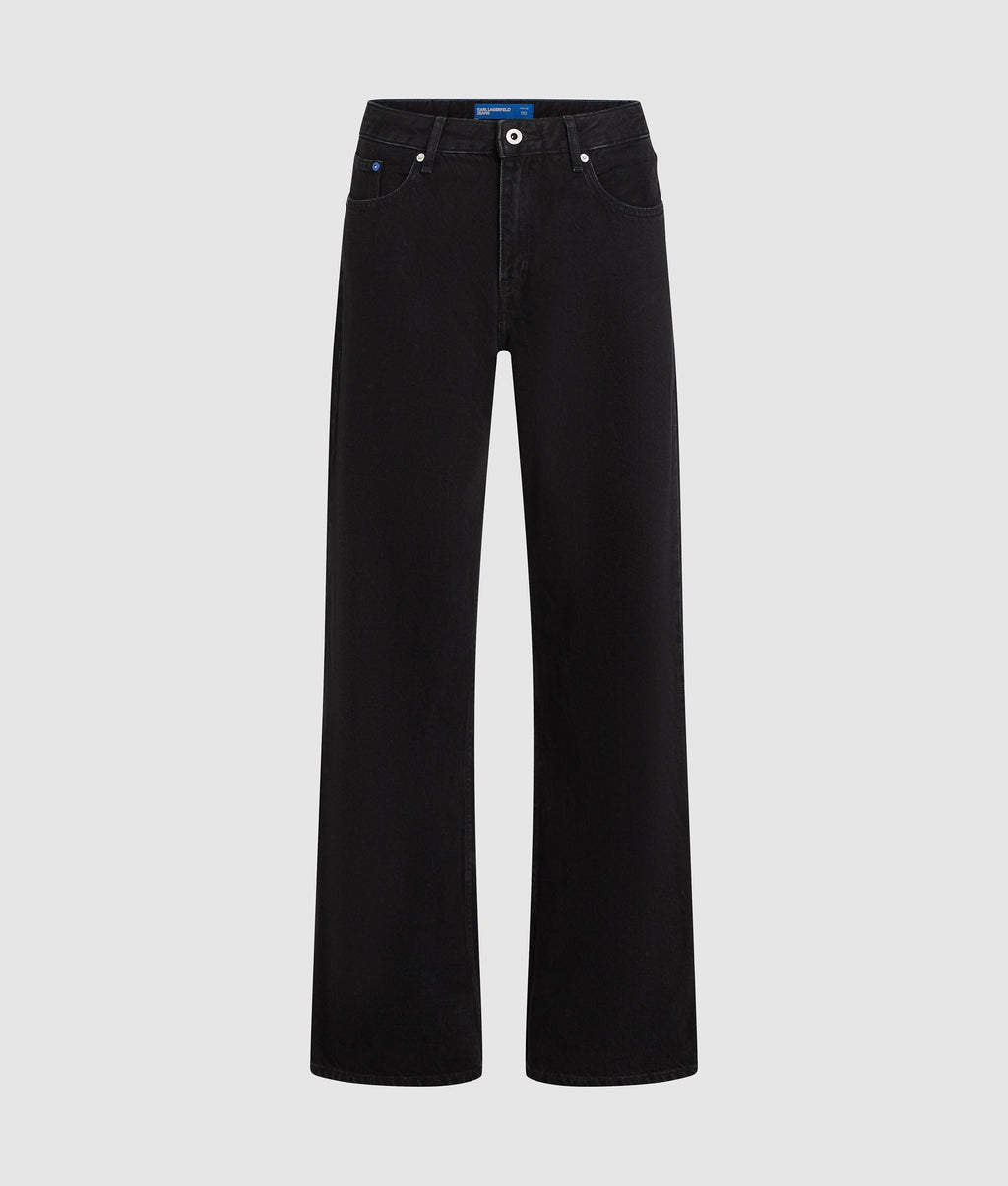 Mid-rise relaxed jeans