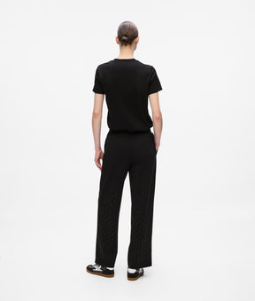 Rhinestone track pants