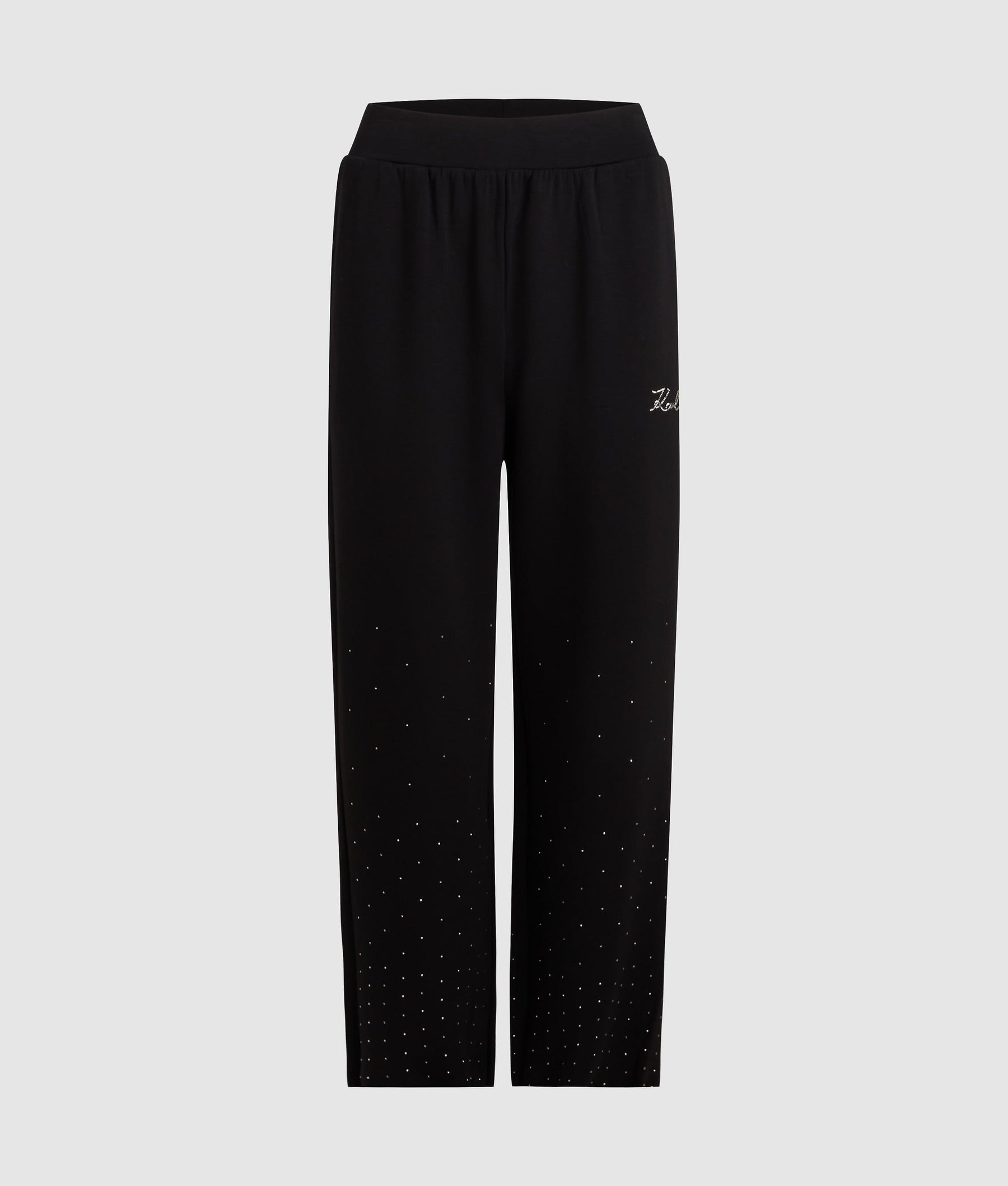 Rhinestone track pants
