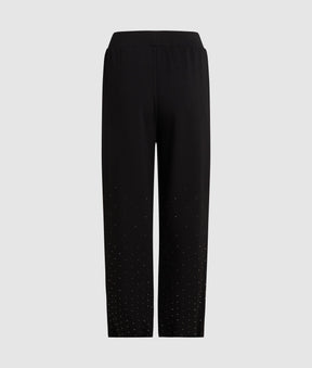 Rhinestone track pants