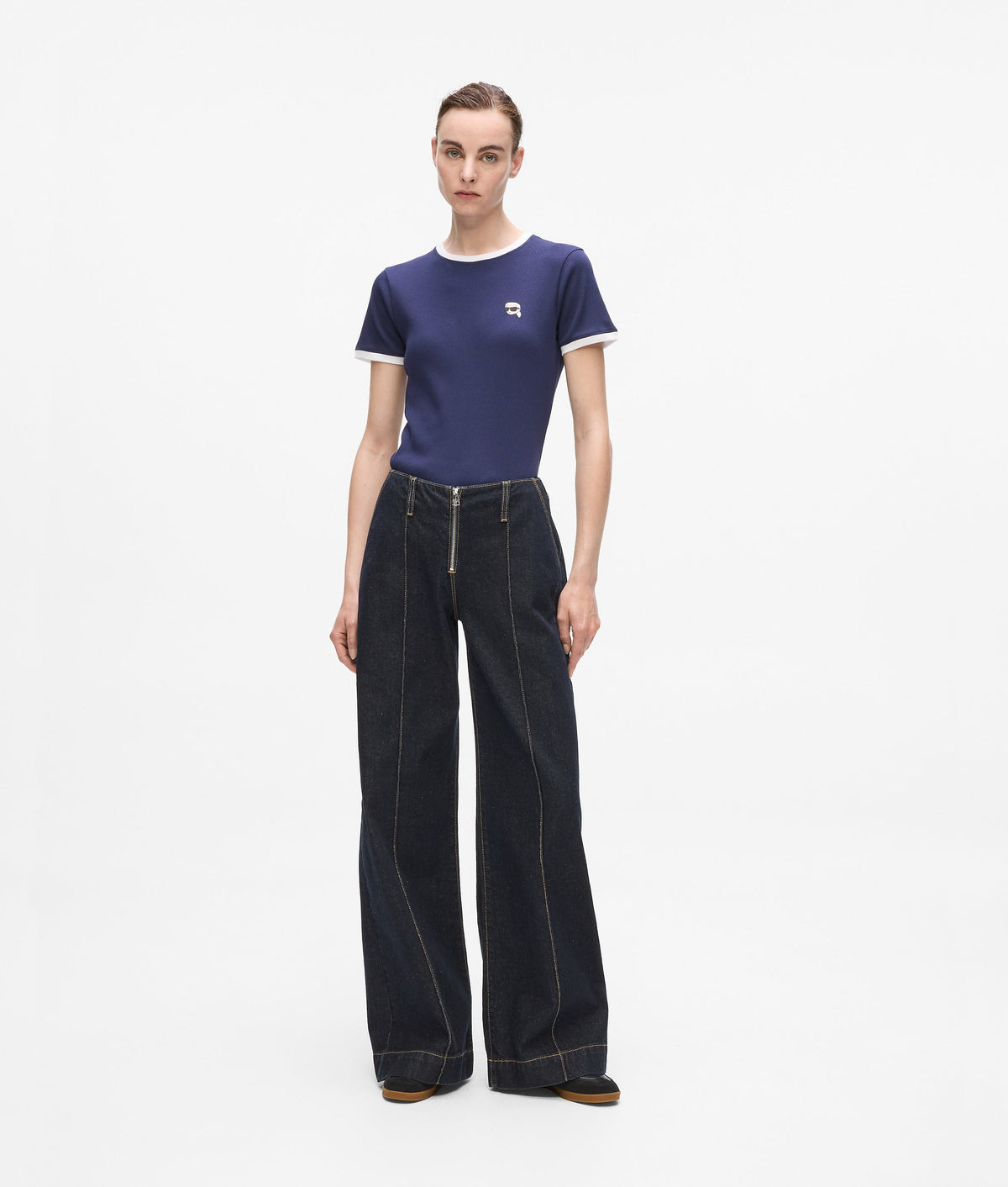 Ikon wide leg jeans