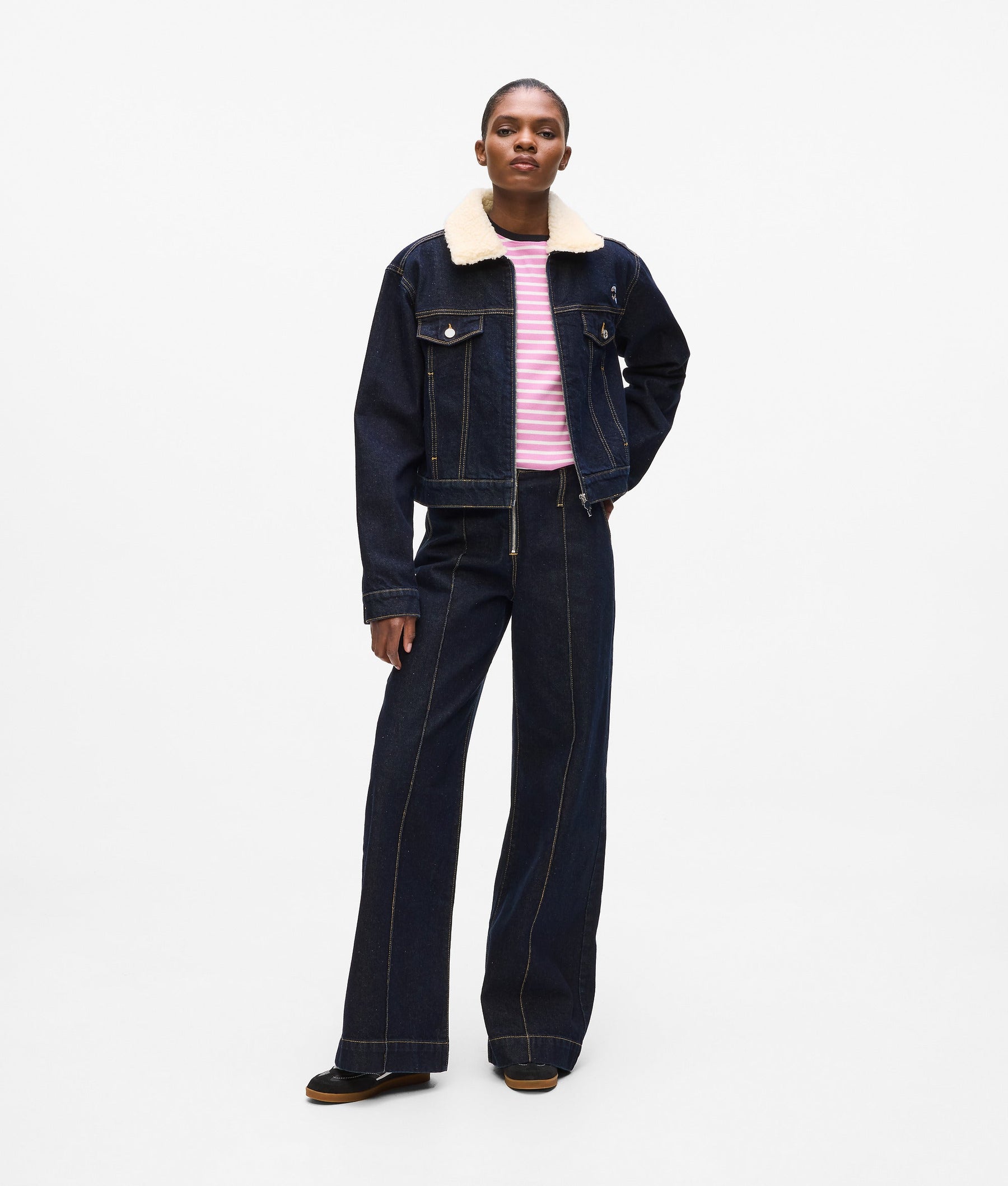 Ikon wide leg jeans