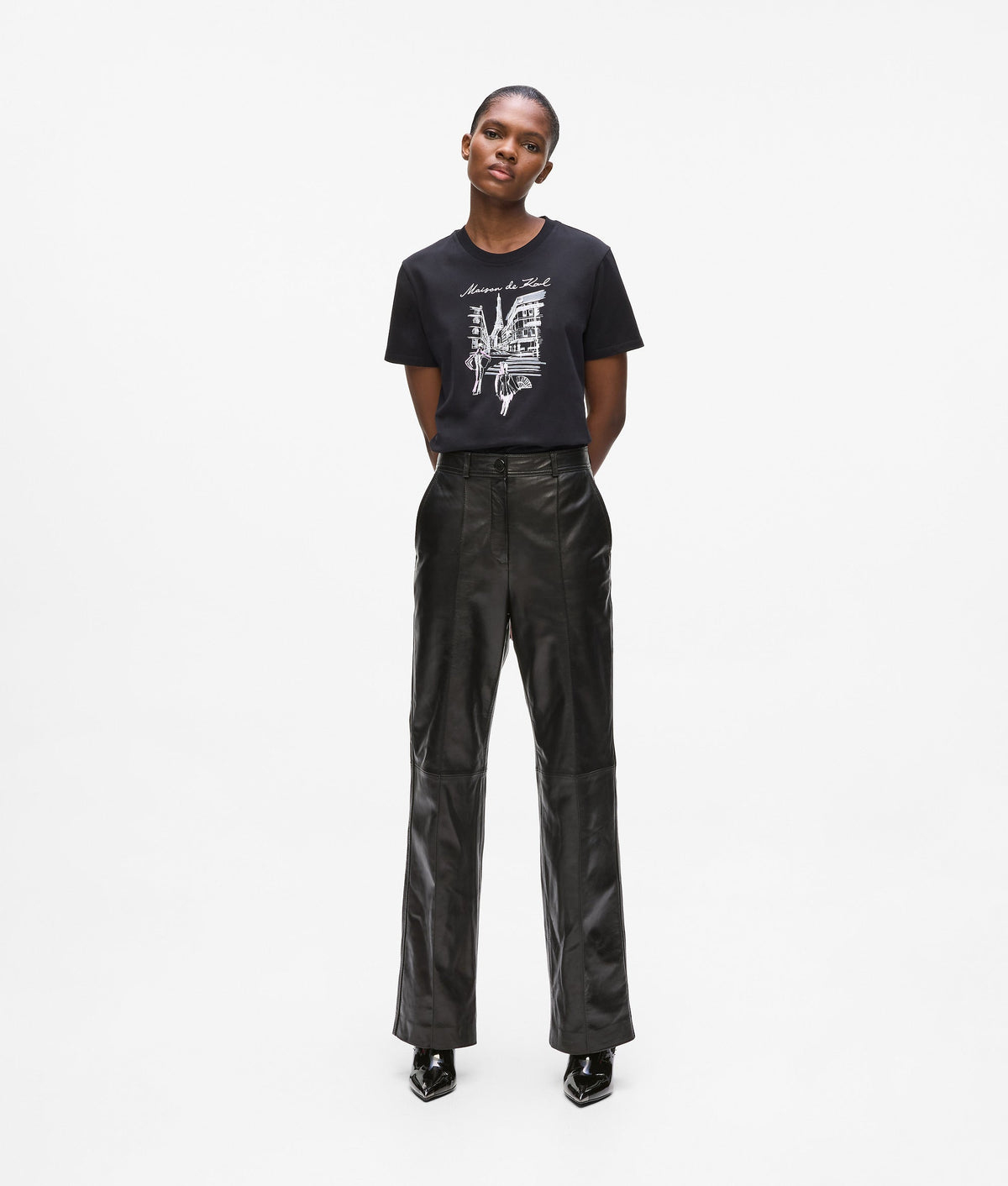 Leather trousers