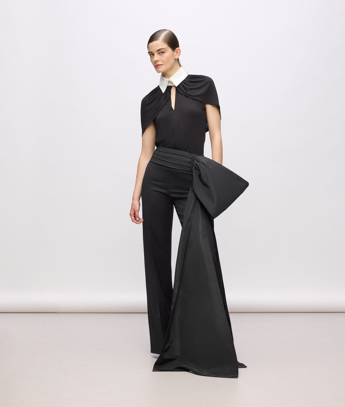 KL Studio bow detail trousers