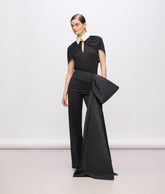 KL Studio bow detail trousers