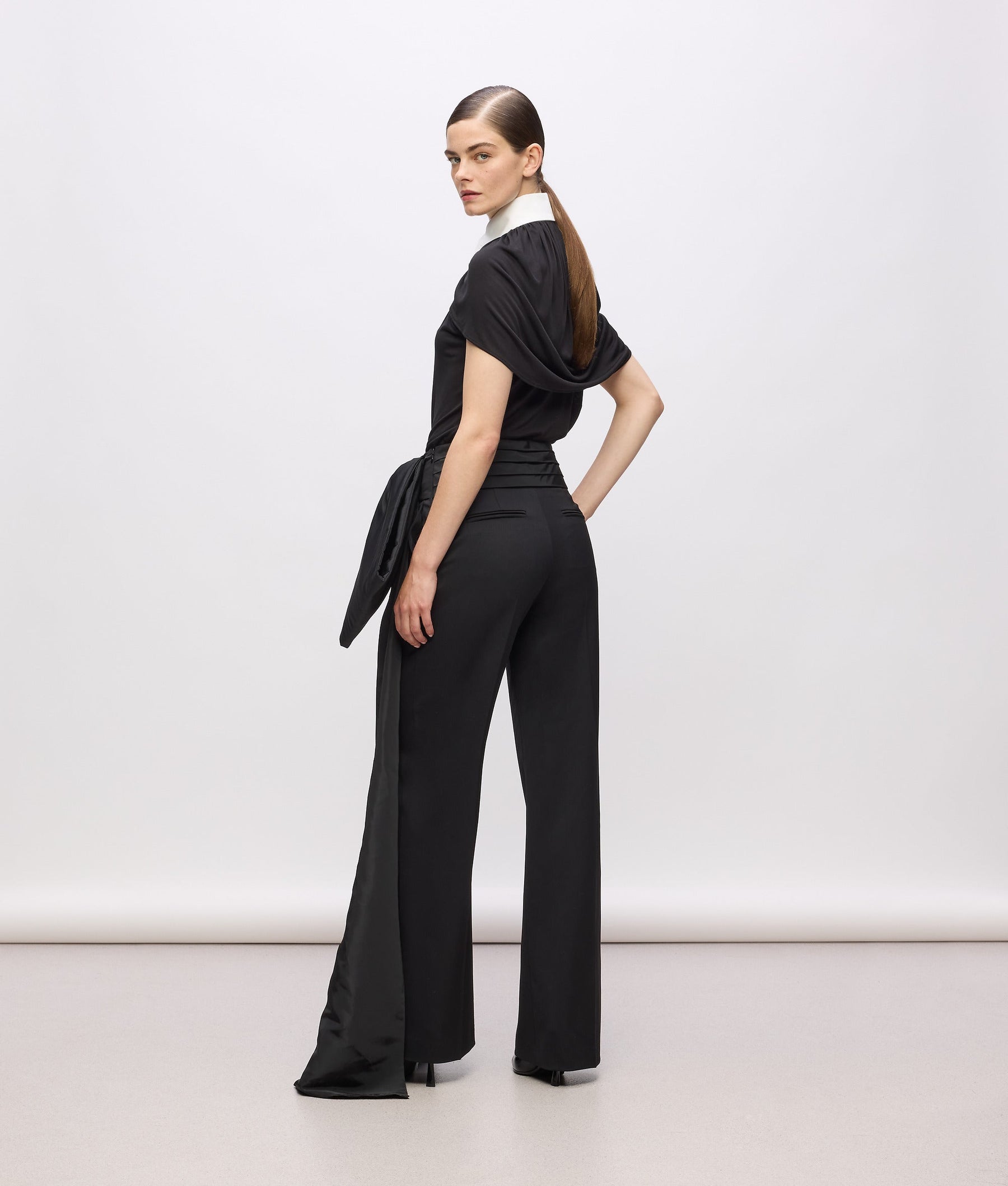 KL Studio bow detail trousers