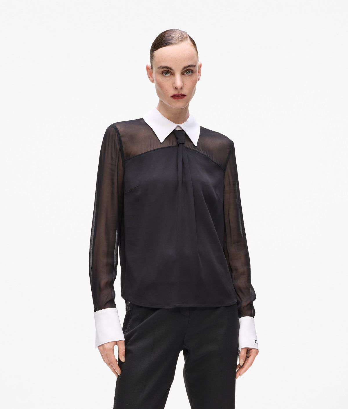 Tie detail blouse