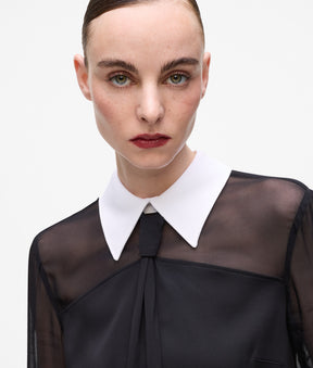 Tie detail blouse