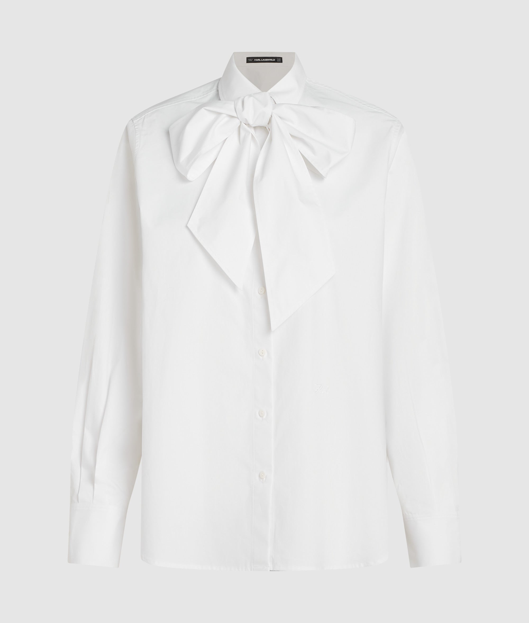 Karl DNA bow detail shirt