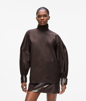 Balloon sleeve blouse