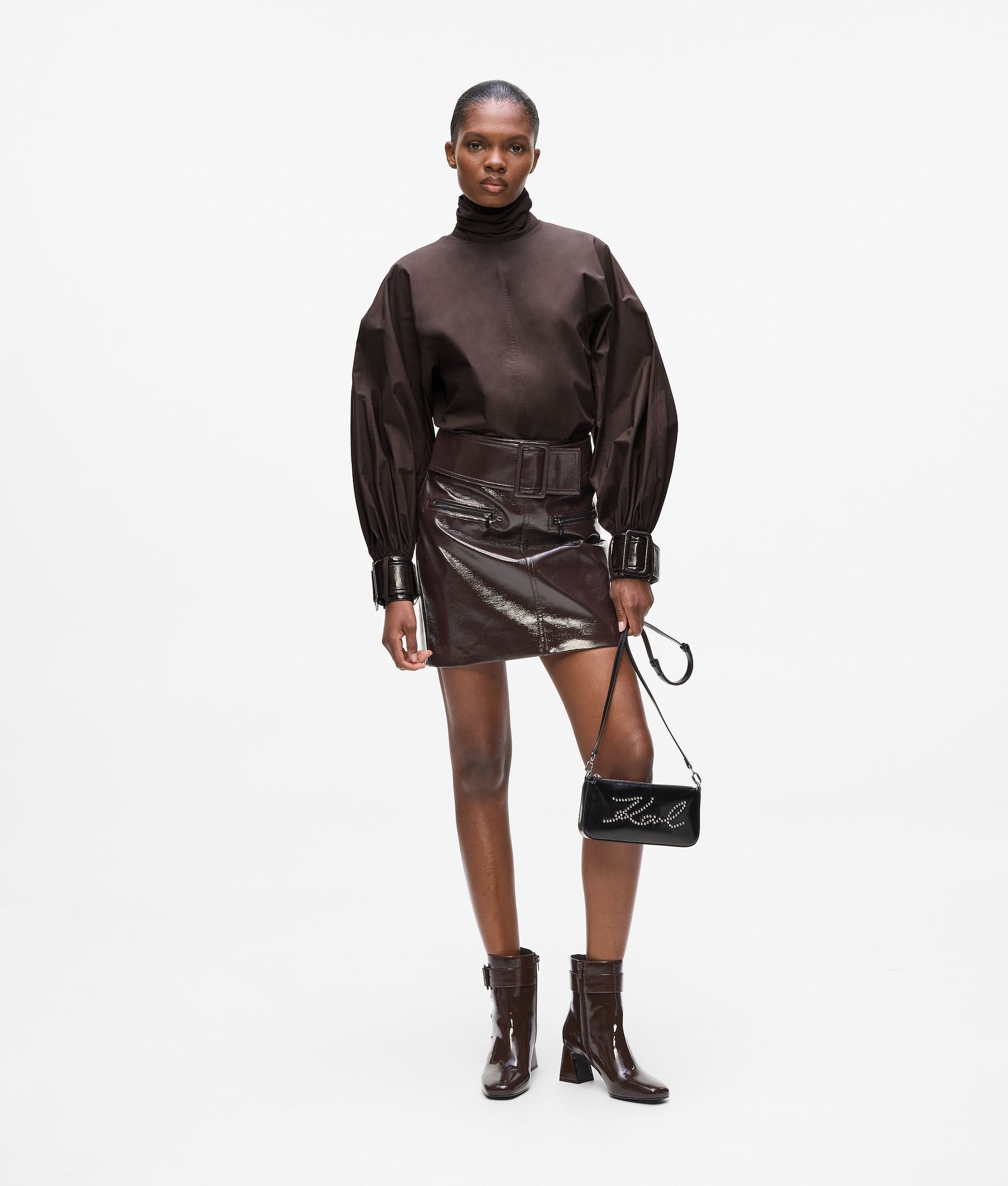 Balloon sleeve blouse