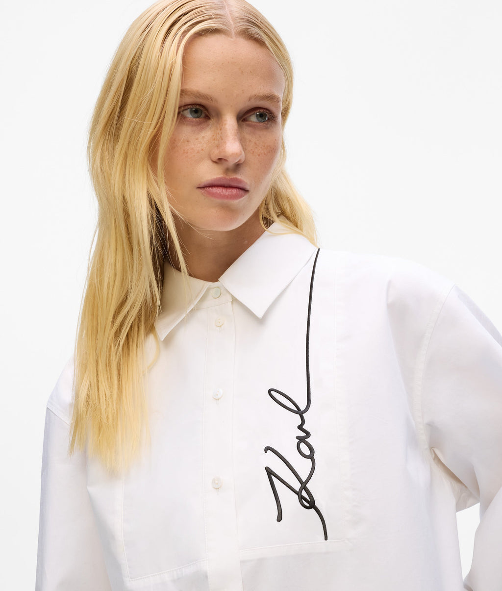 Signature poplin shirt