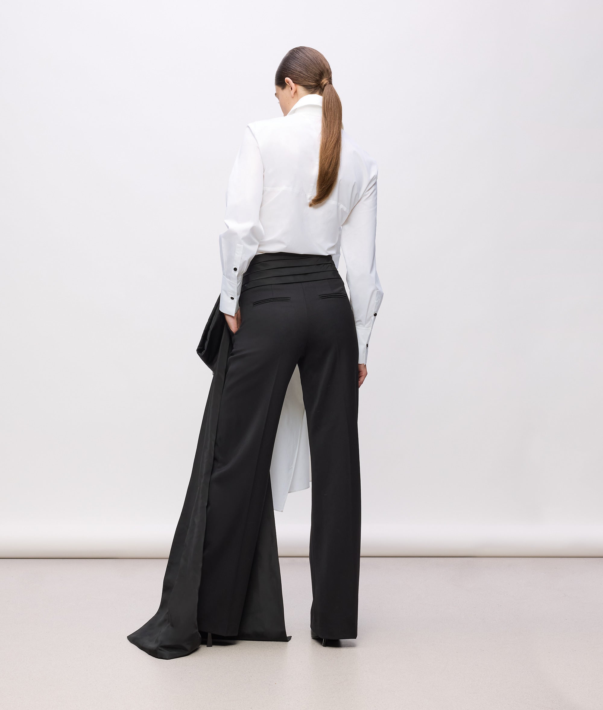 KL Studio bow detail shirt