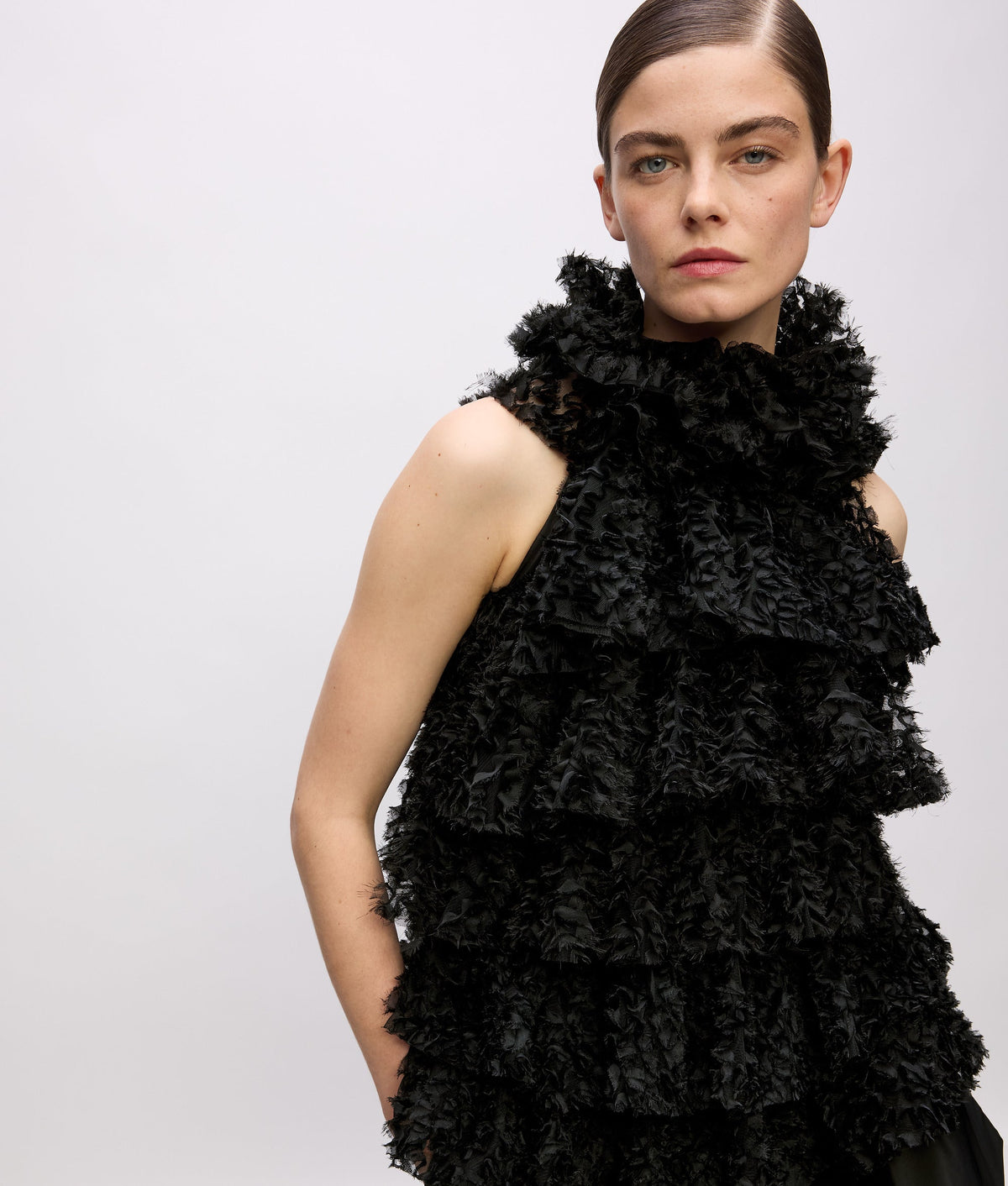 KL Studio ruffle top