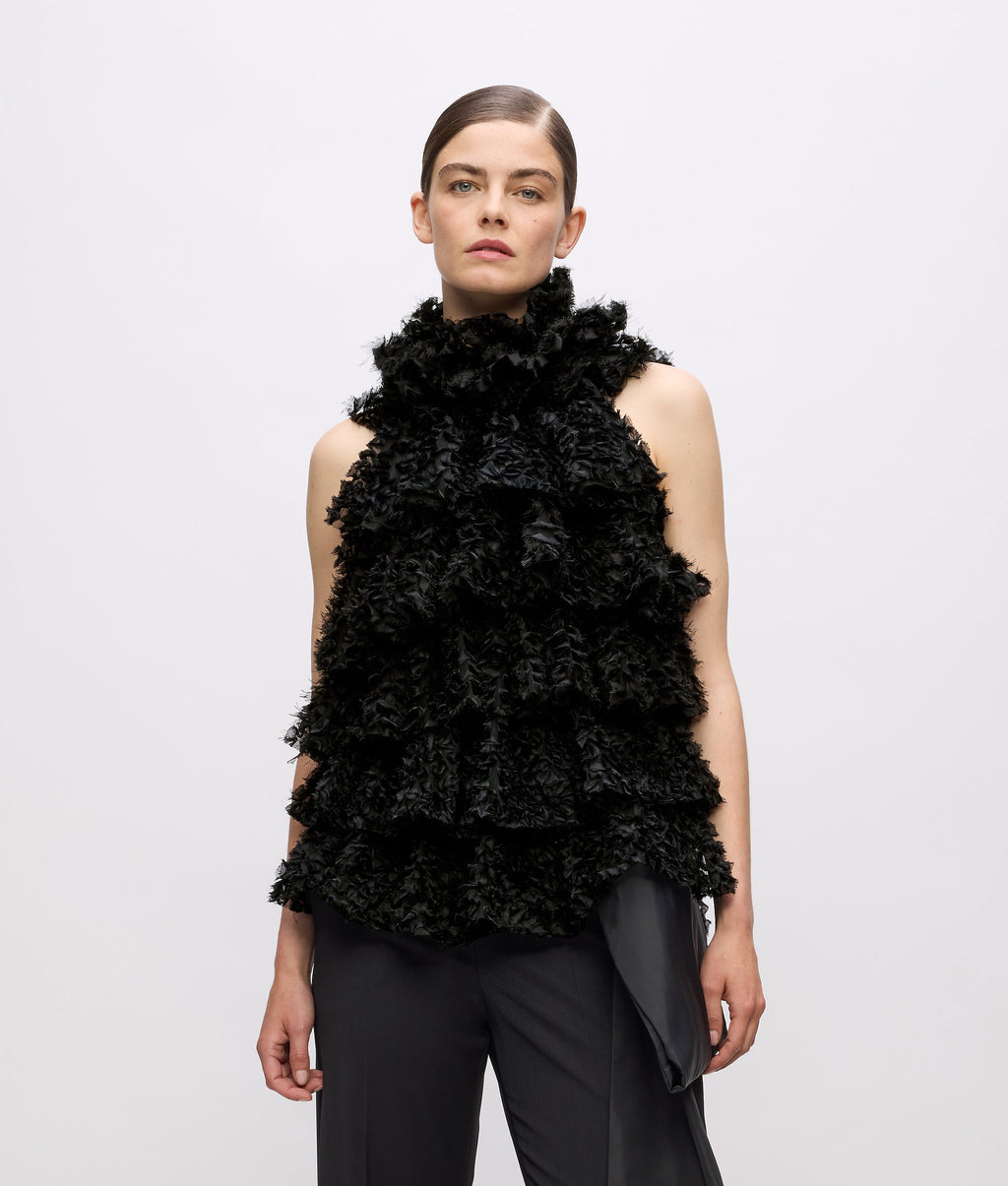 KL Studio ruffle top