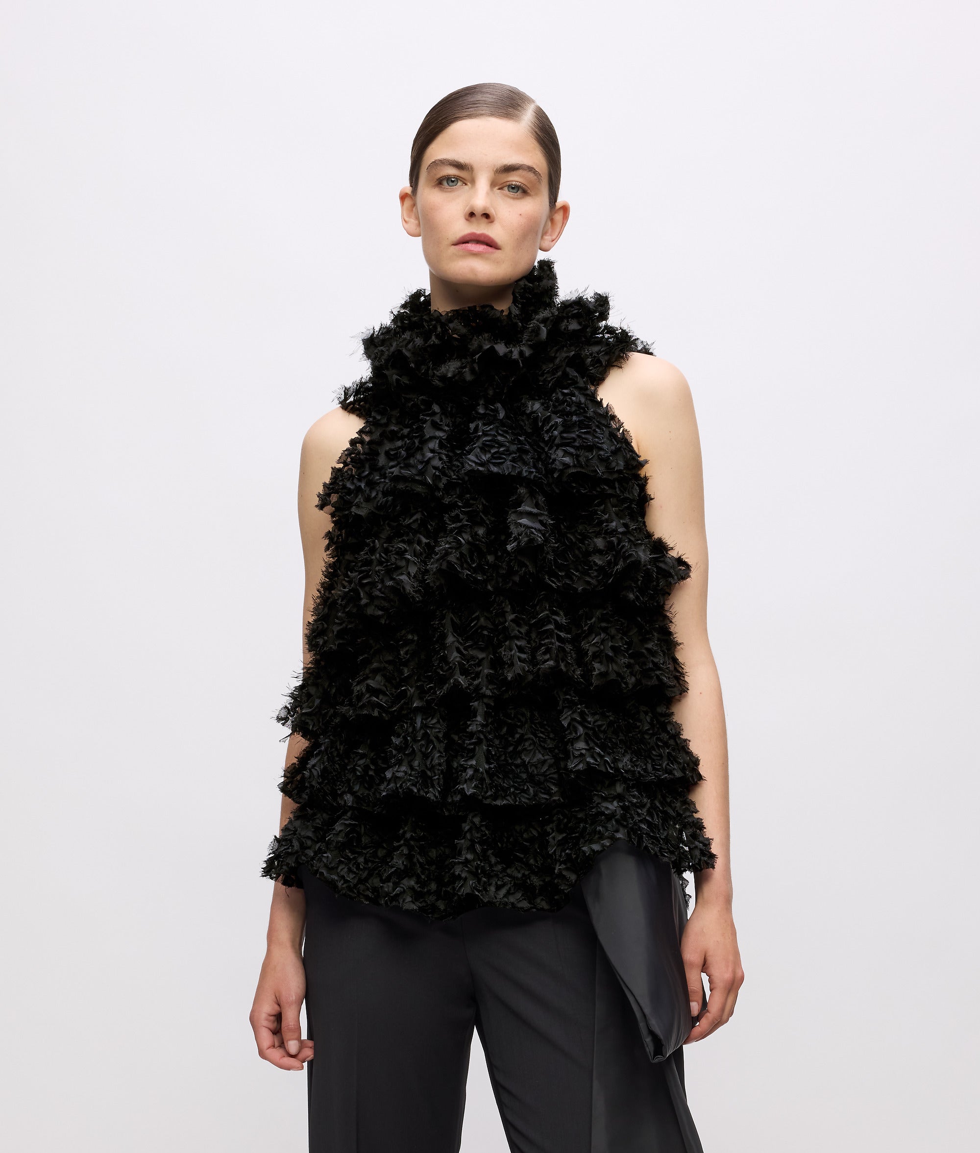 KL Studio ruffle top