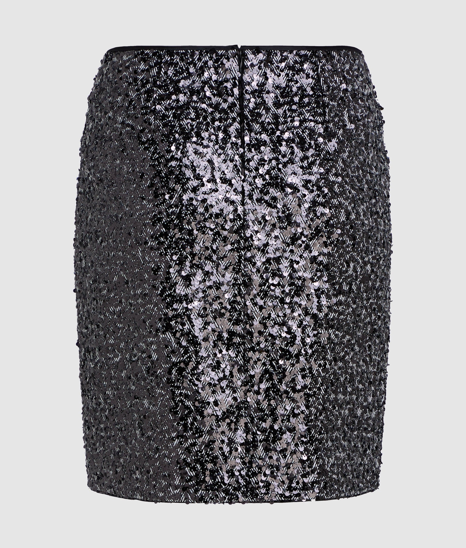 Sequin tweed skirt