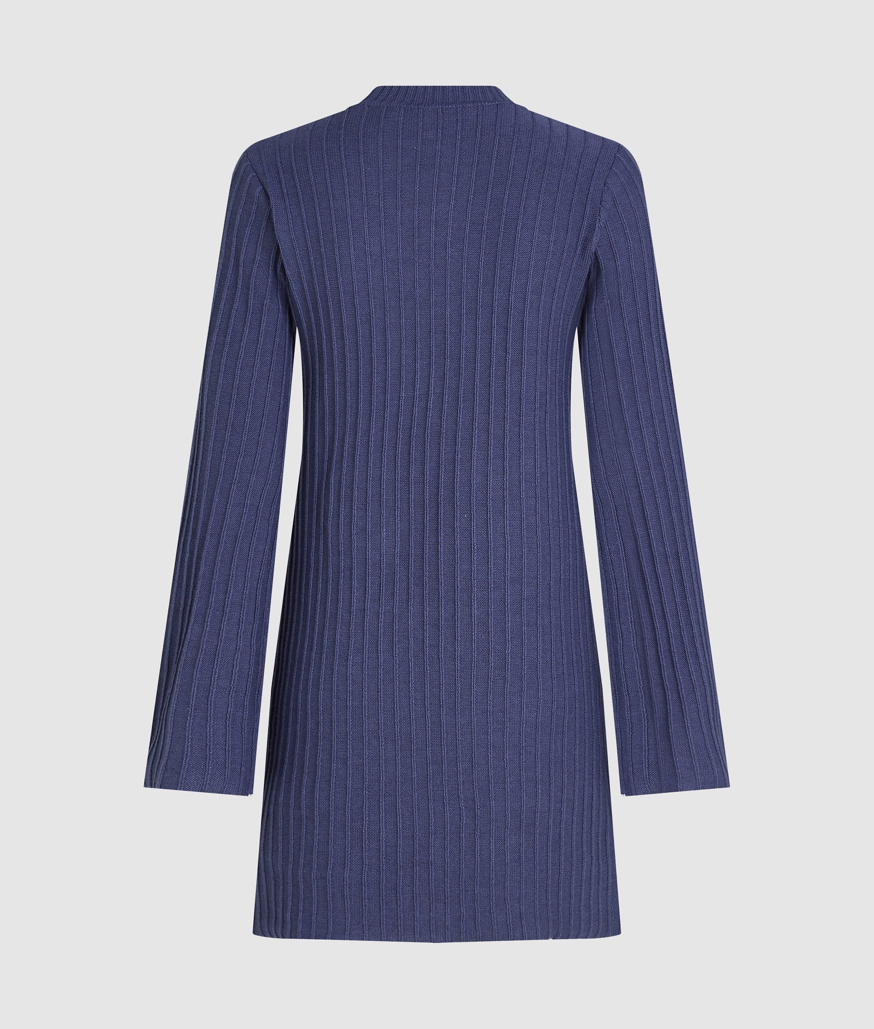 Pleated knit dress