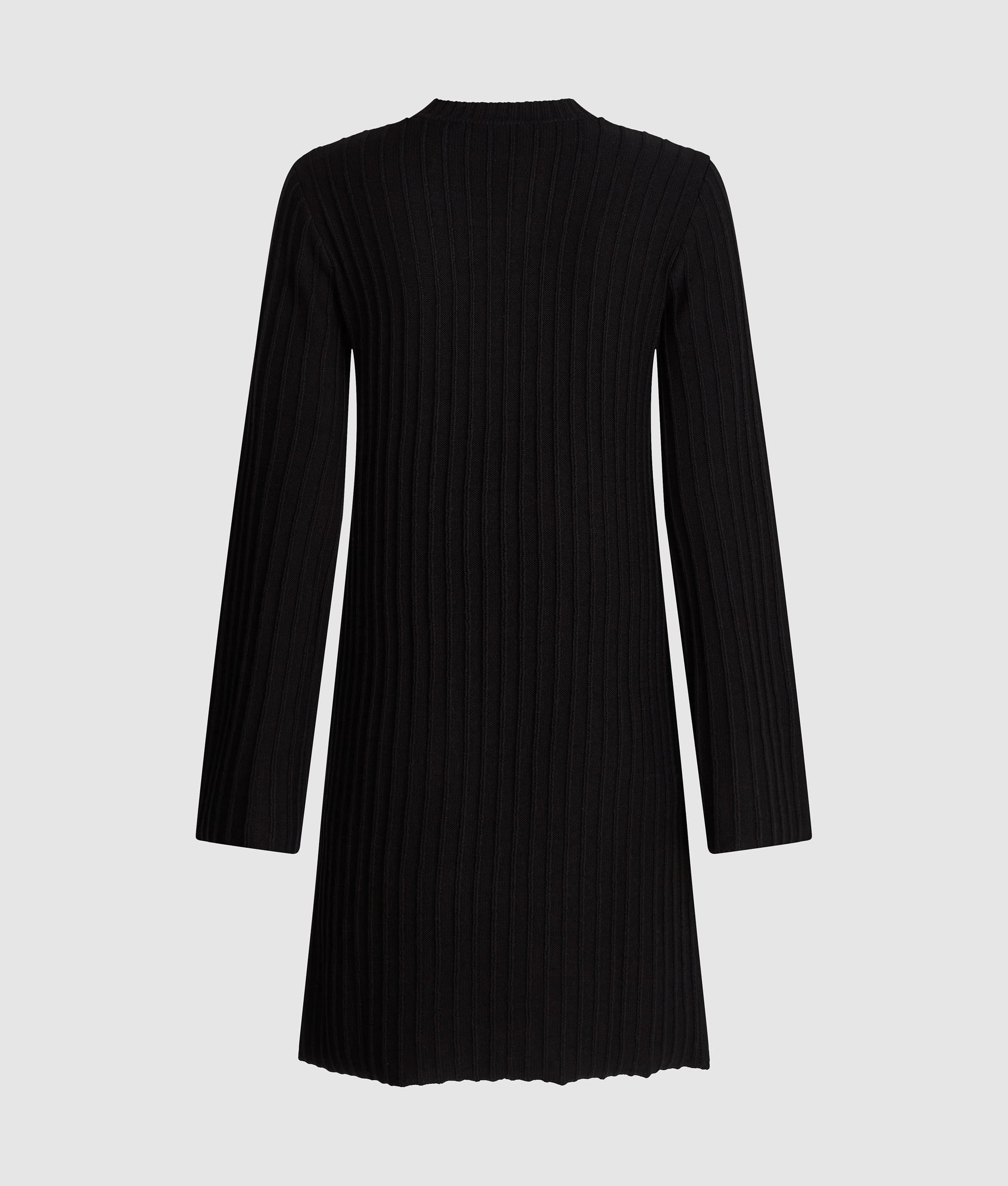 Pleated knit dress