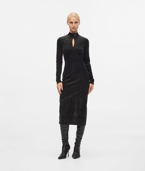 Sparkling velvet dress