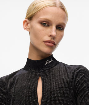 Sparkling velvet dress