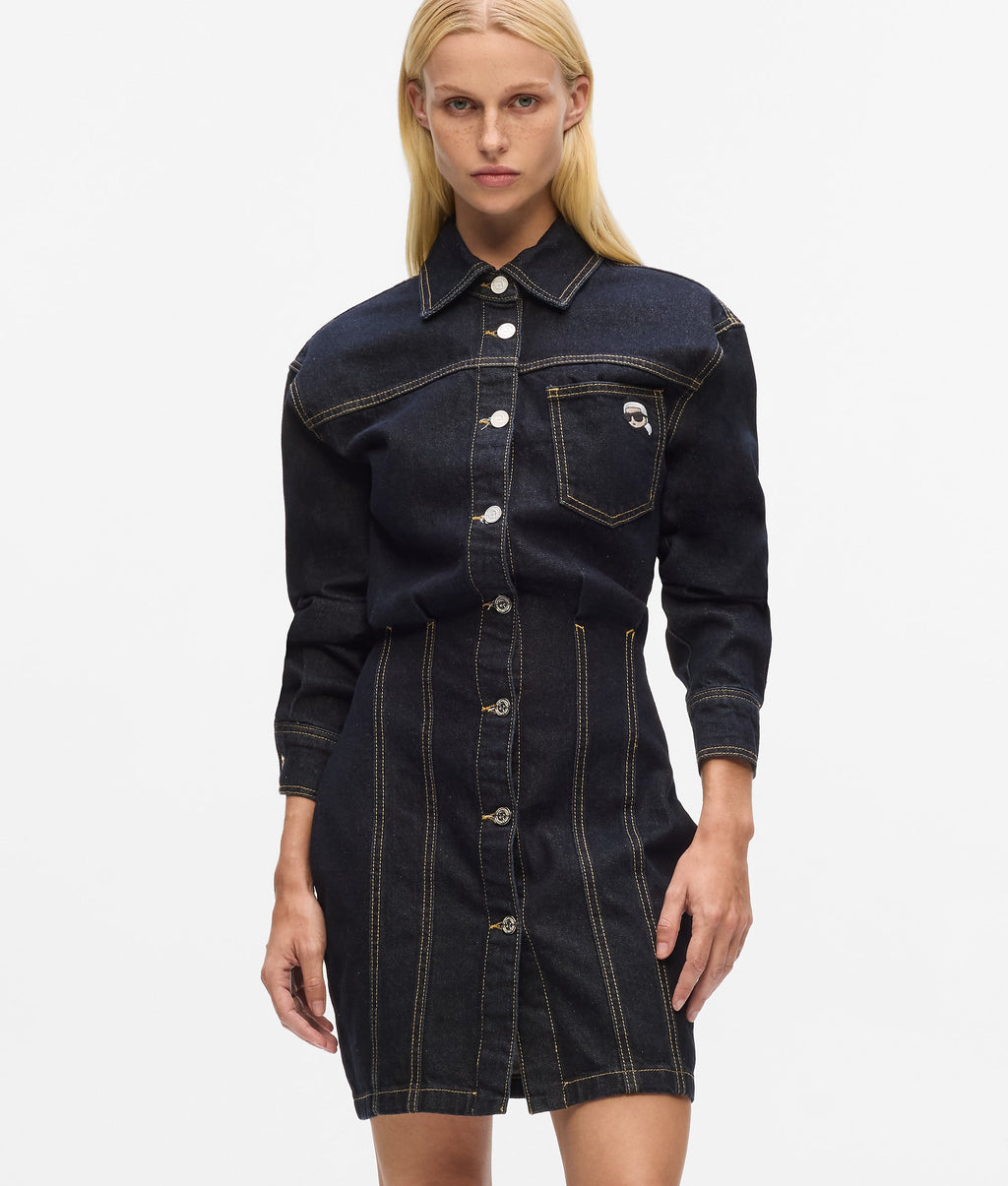 Ikon denim shirt dress