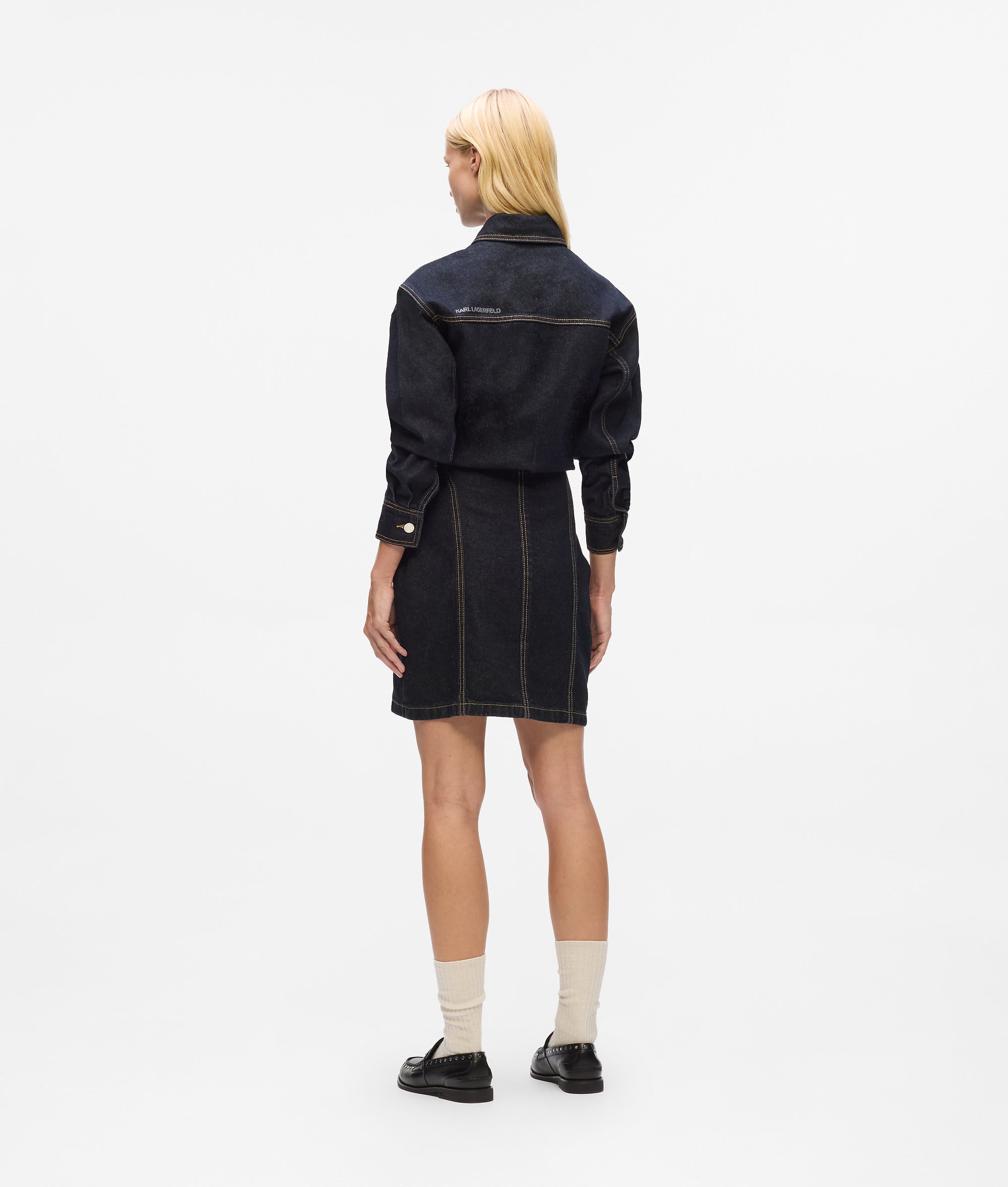 Ikon denim shirt dress