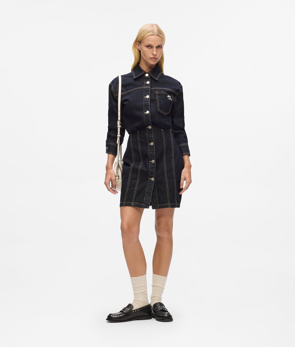 Ikon denim shirt dress