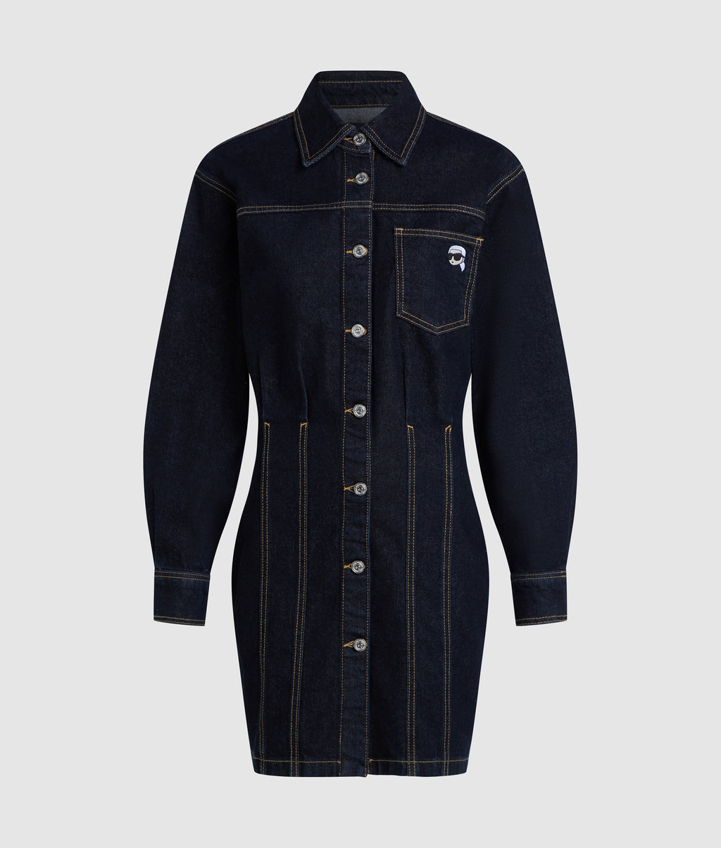 Ikon denim shirt dress