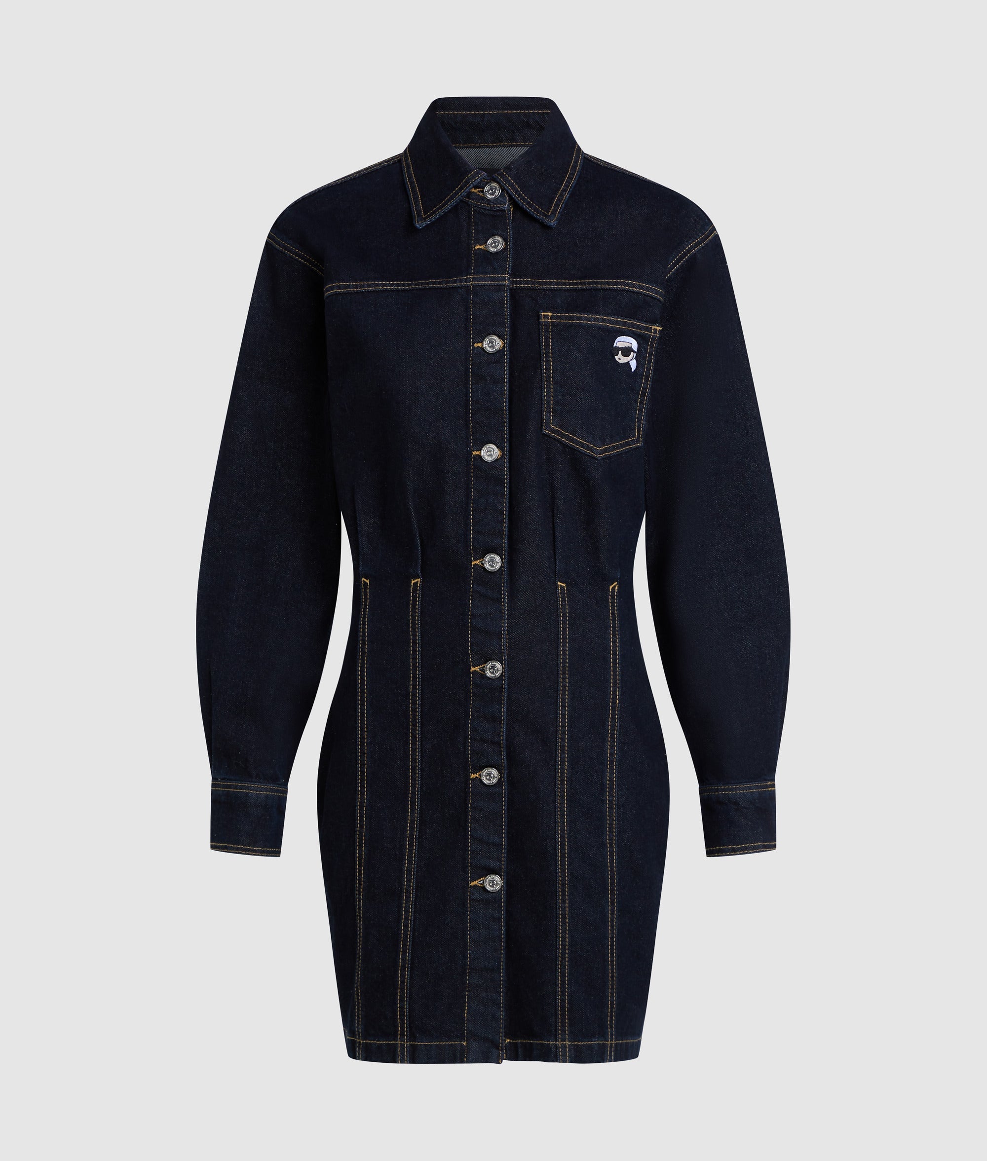 Ikon denim shirt dress