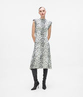 Snow leopard knitted dress