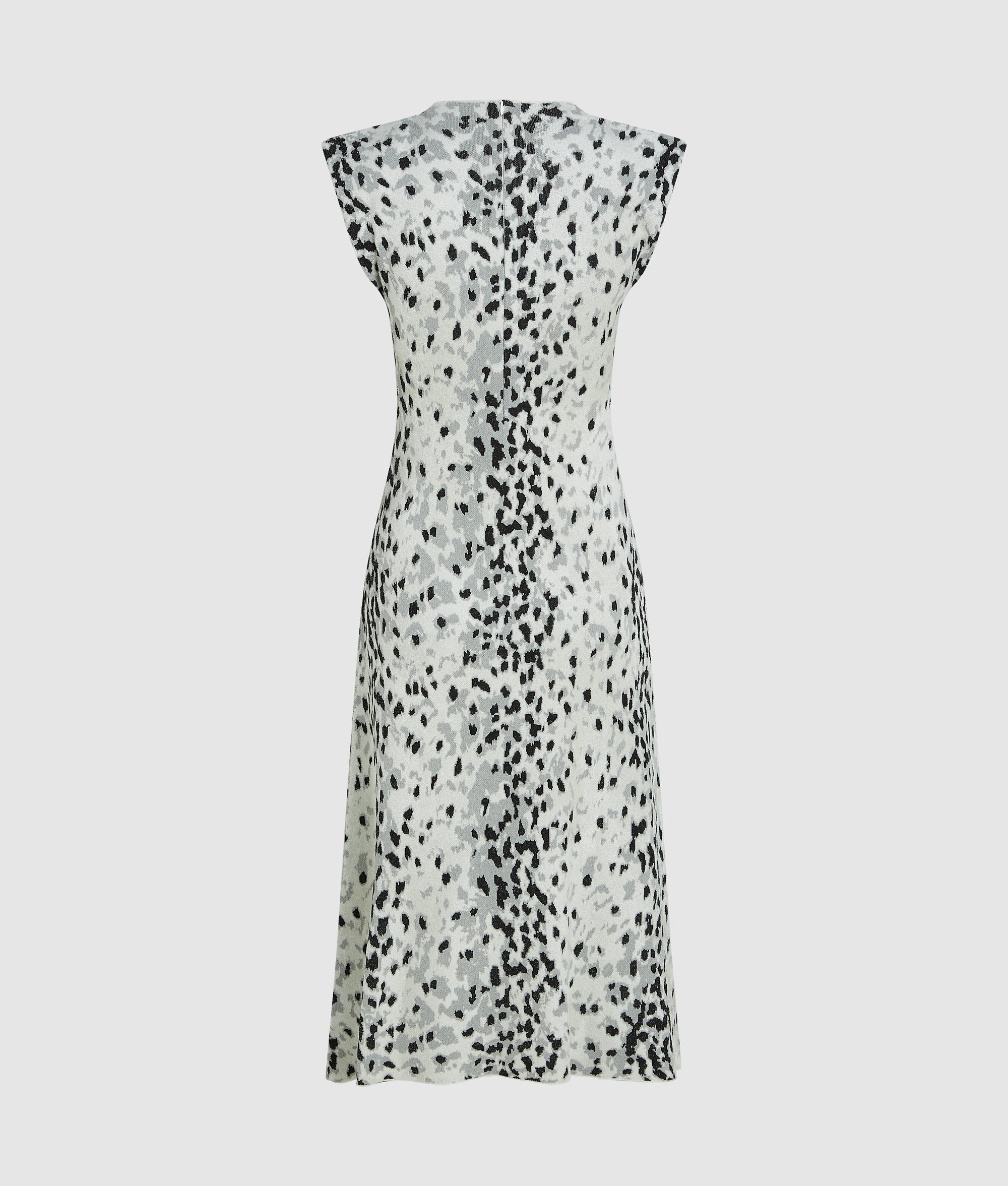 Snow leopard knitted dress
